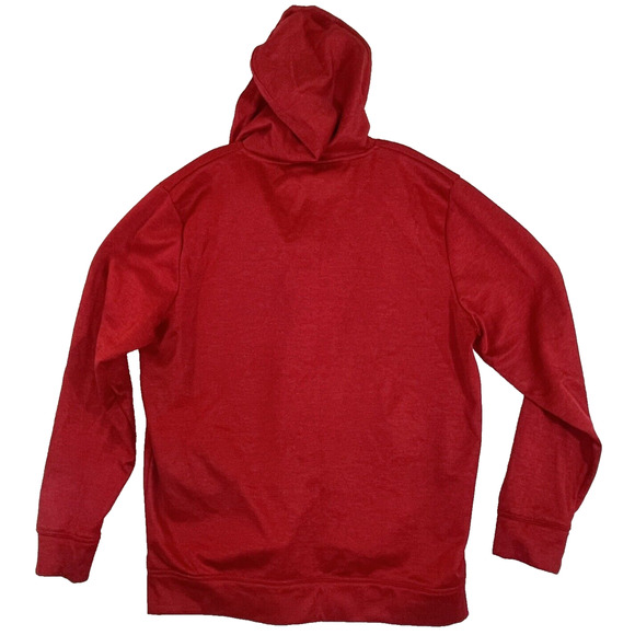 Utah Utes Colosseum Red Full Zip Hooded Fleece Jacket Coat Mens L NCAA Athletics - Picture 3 of 9
